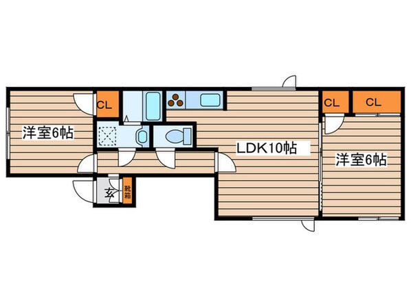 アイランド２６の物件間取画像